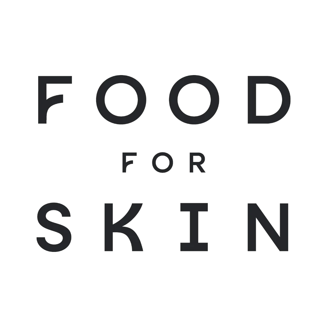 Logo off black Food for Skin vierkant klein Root Sustainability